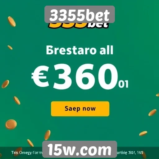 Promoções e bônus oferecidos no site de apostas 3355bet